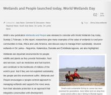 World Wetlands Day 2014 IWMI Article