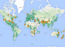 World Wetlands Day 2014 Reports Map