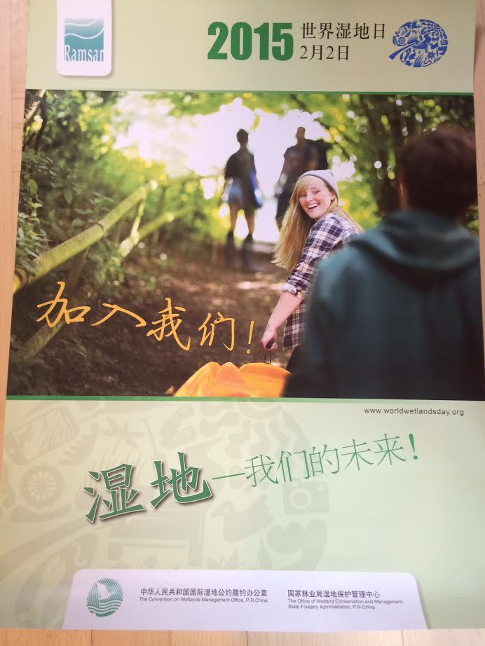 China World Wetlands Day Poster 2015